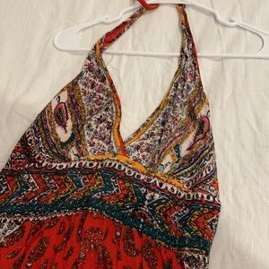 HALTER MAXI DRESS
